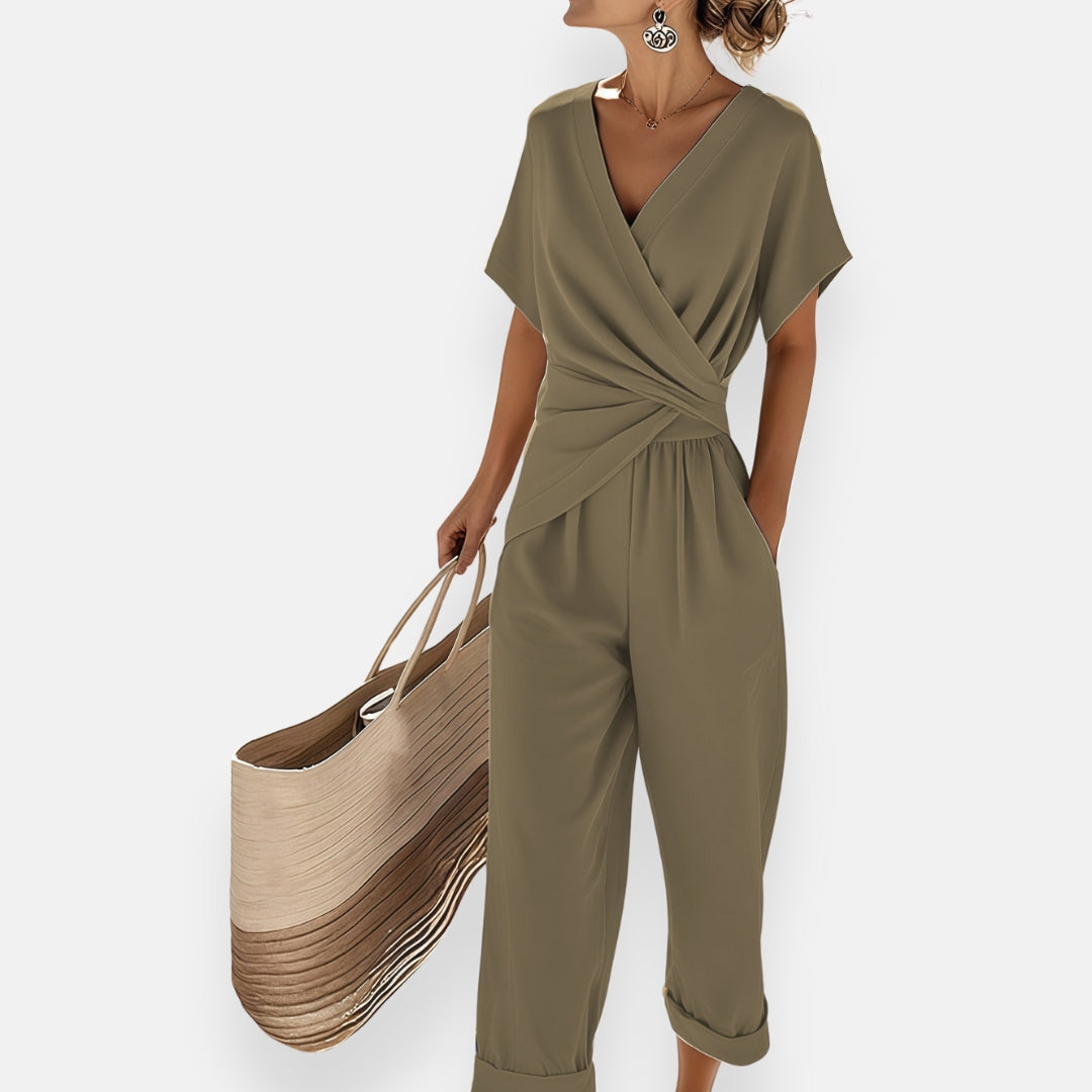 Evelyn - Ensemble de vêtements à design enveloppant