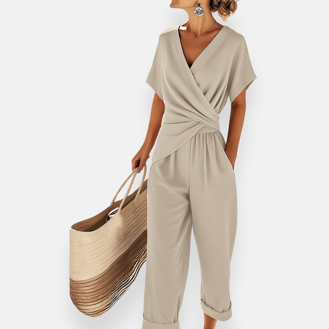 Evelyn - Ensemble de vêtements à design enveloppant