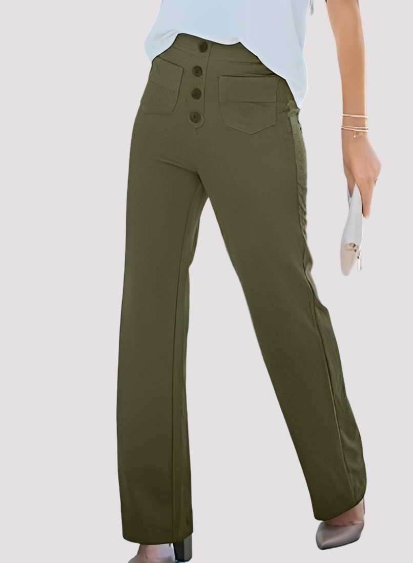 Tianna - Pantalon élégant à taille haute