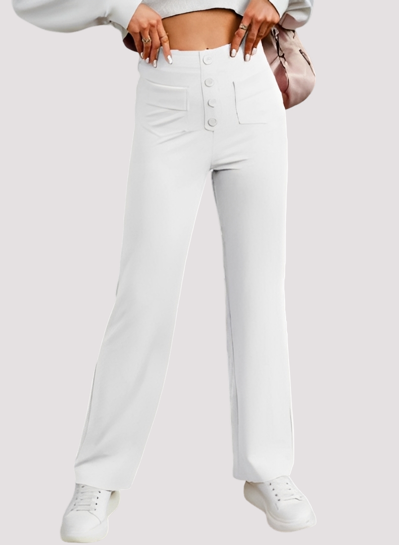 Tianna - Pantalon élégant à taille haute