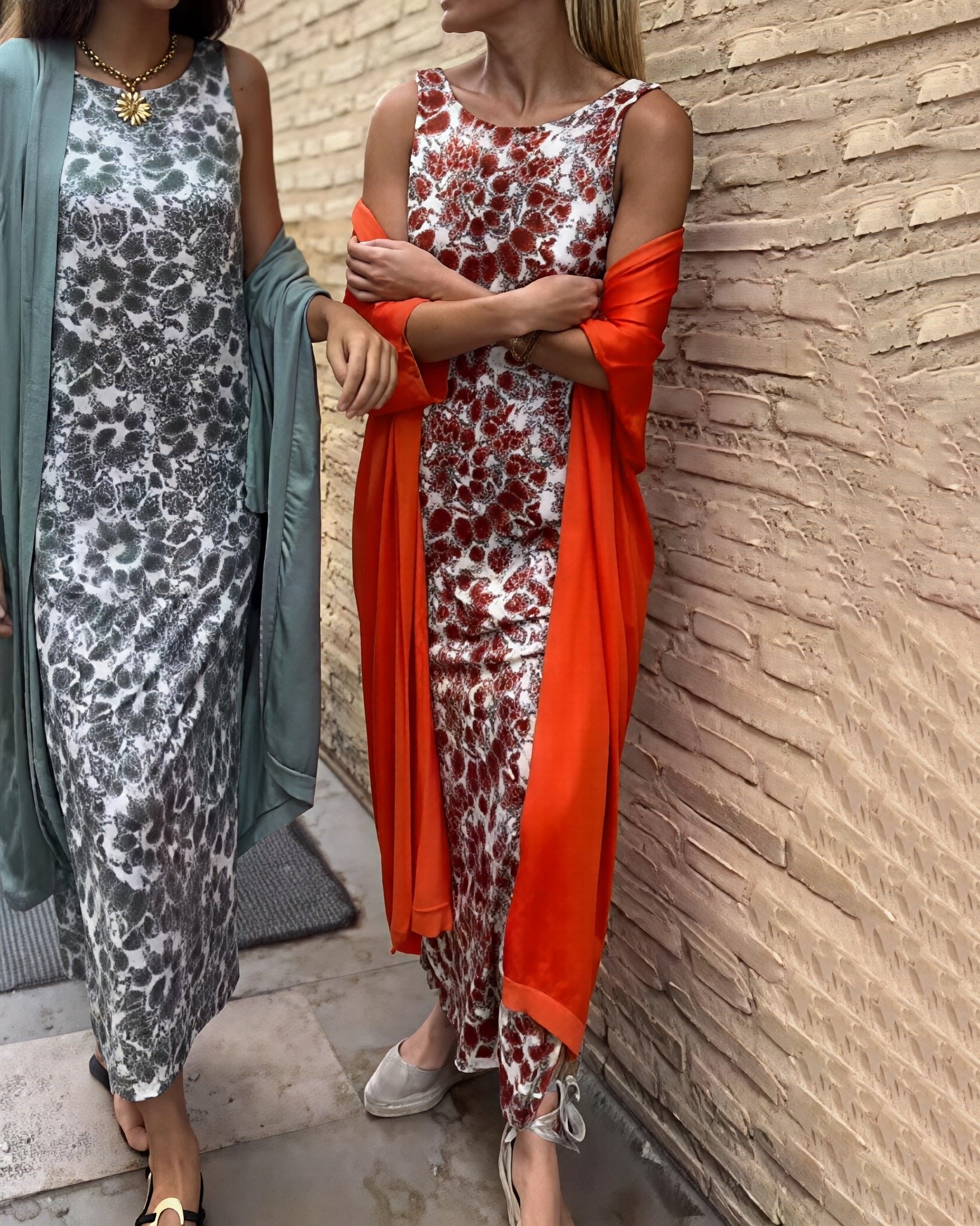 Sophia - Robe maxi pour femme avec un motif imprimé