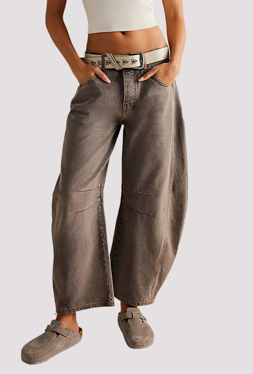 Kendra - Pantalon Large Raffiné