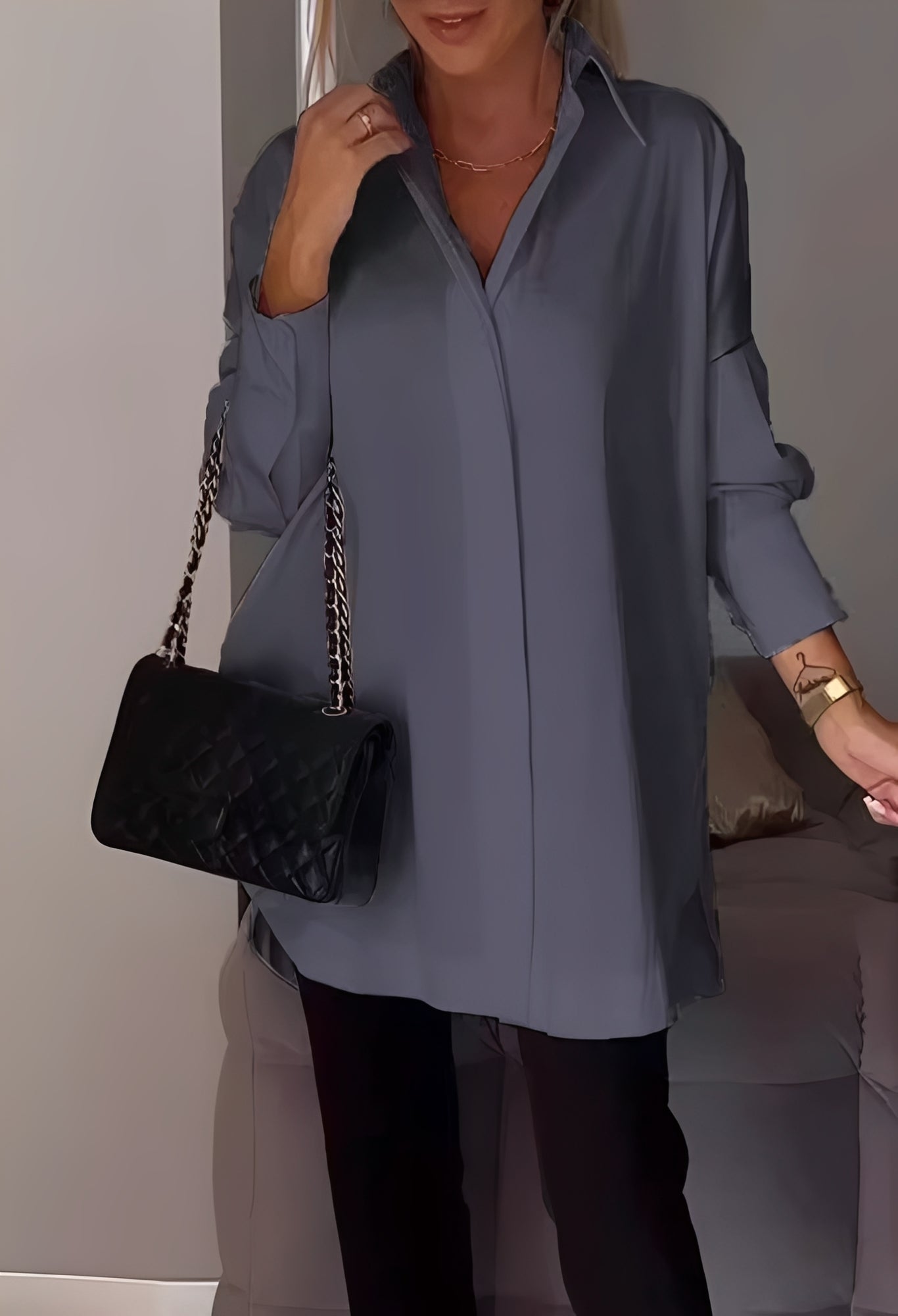 Lauren - Blouse chic à manches longues