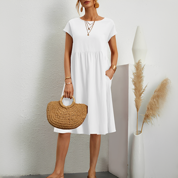 Evalyn - Robe midi raffinée