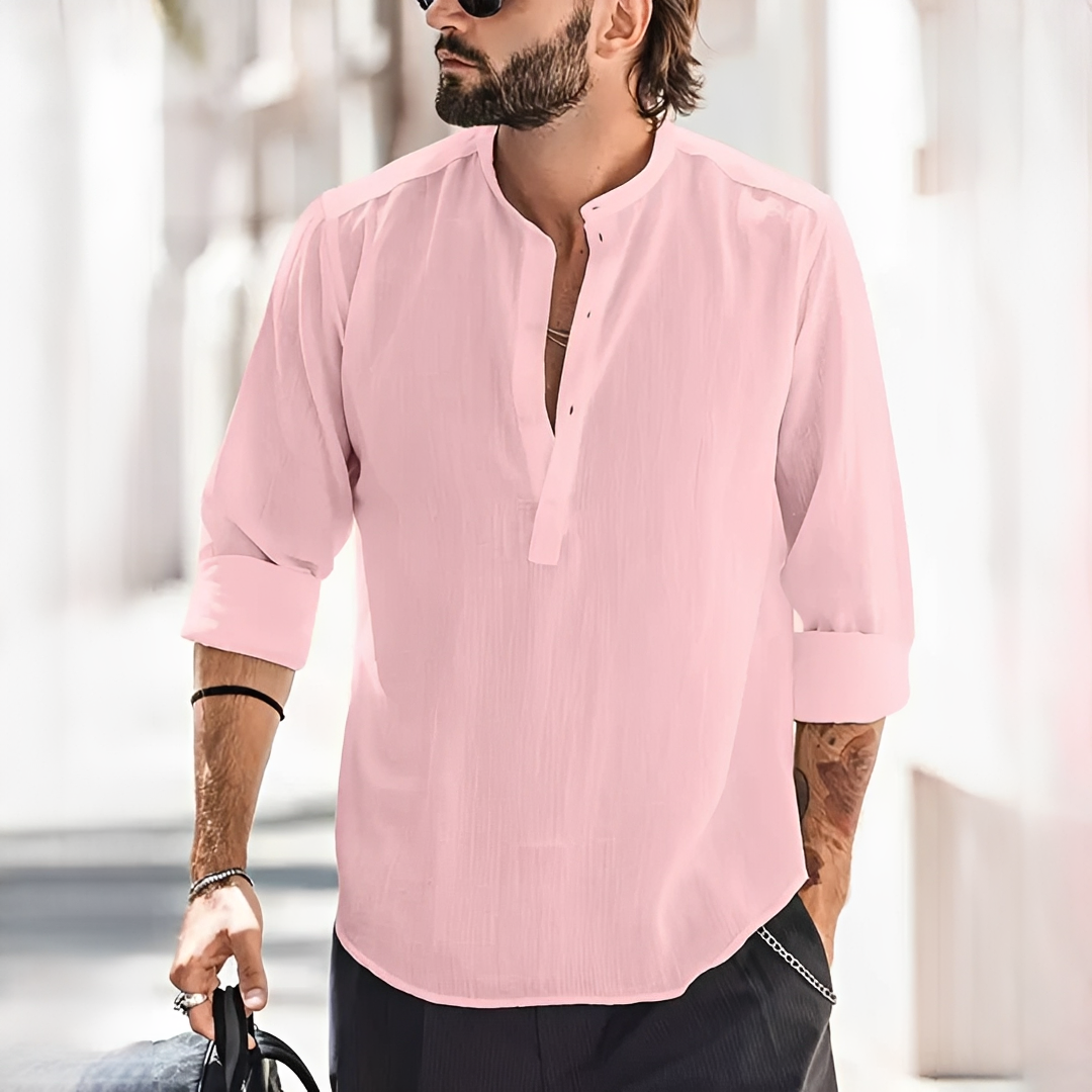 Enrico - Chemise homme estivale, légère et tendance