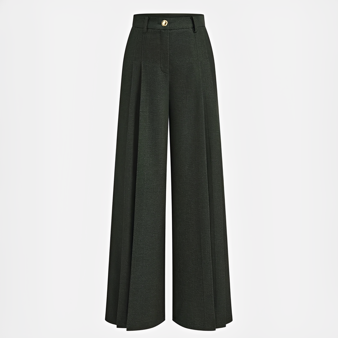 Odessa - Pantalon Large Plissé Casual