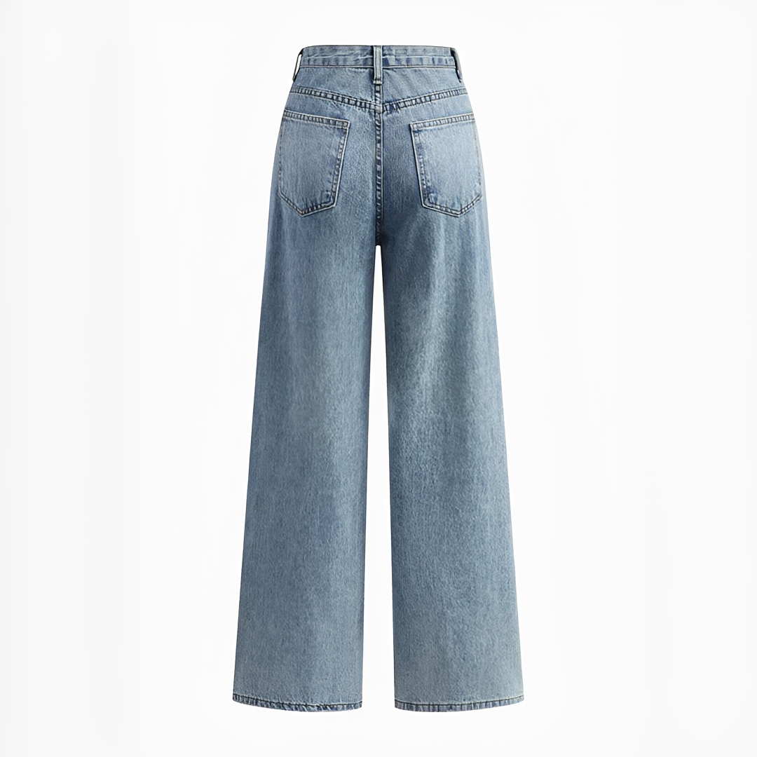 Jolina - Pantalon à taille asymétrique