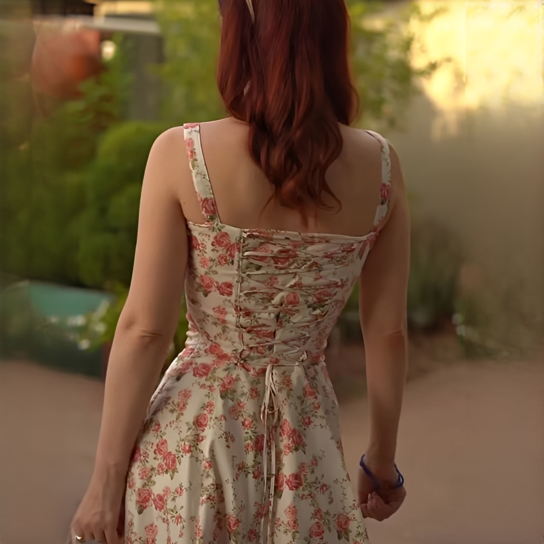 Quinny - Robe midi à fleurs