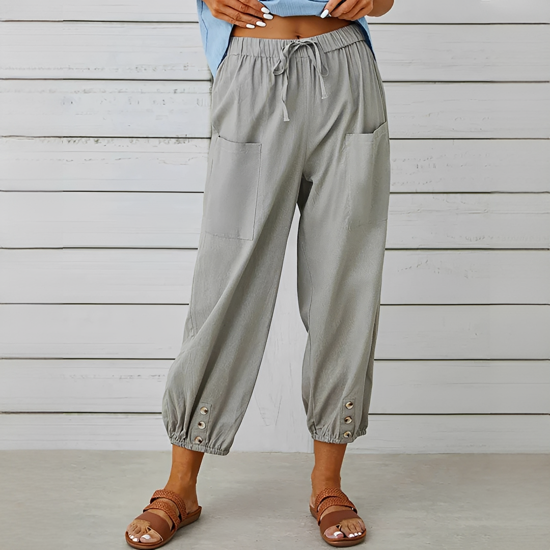 Scarlett - Pantalon confortable à lacets