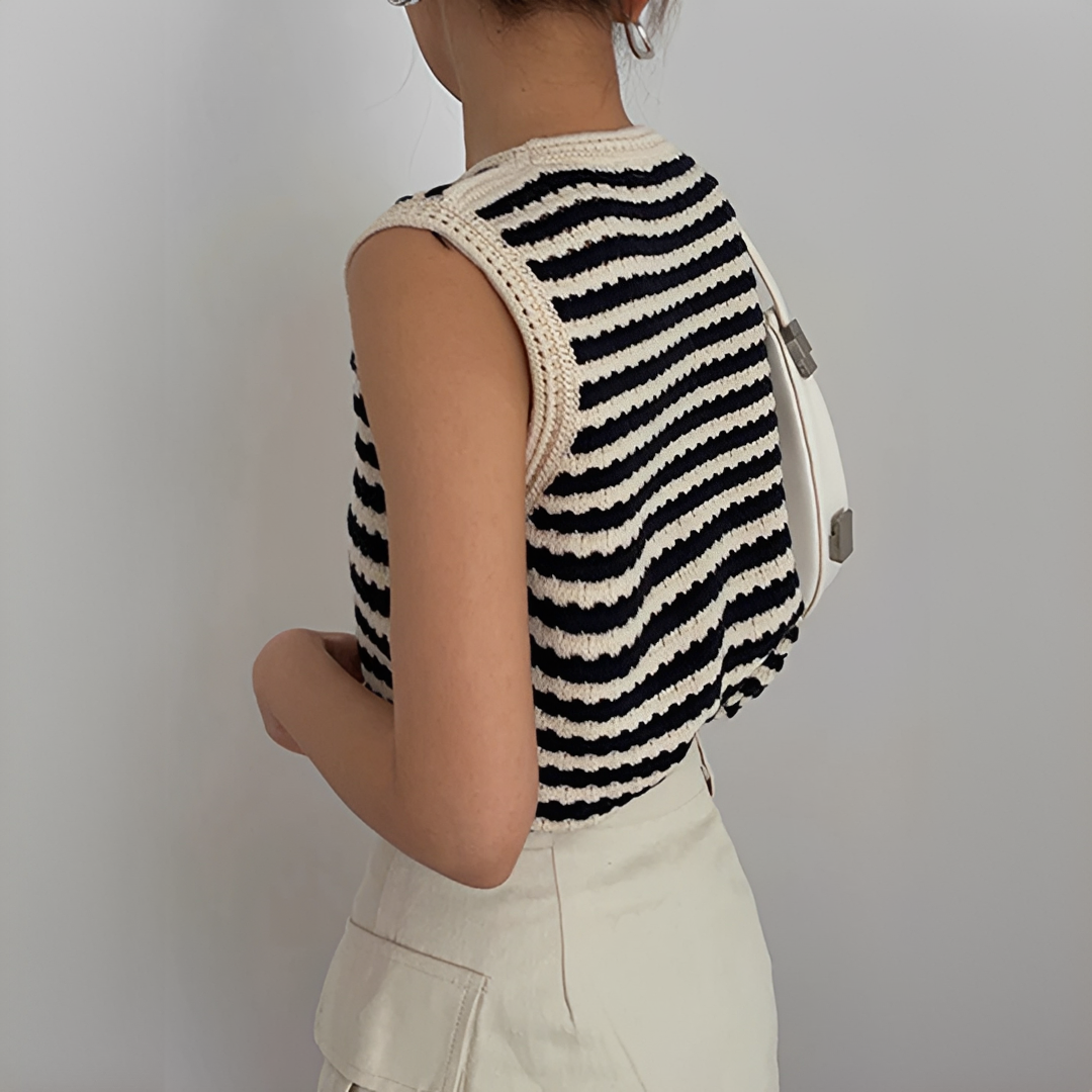 Eloise - Cardigan rayé élégant