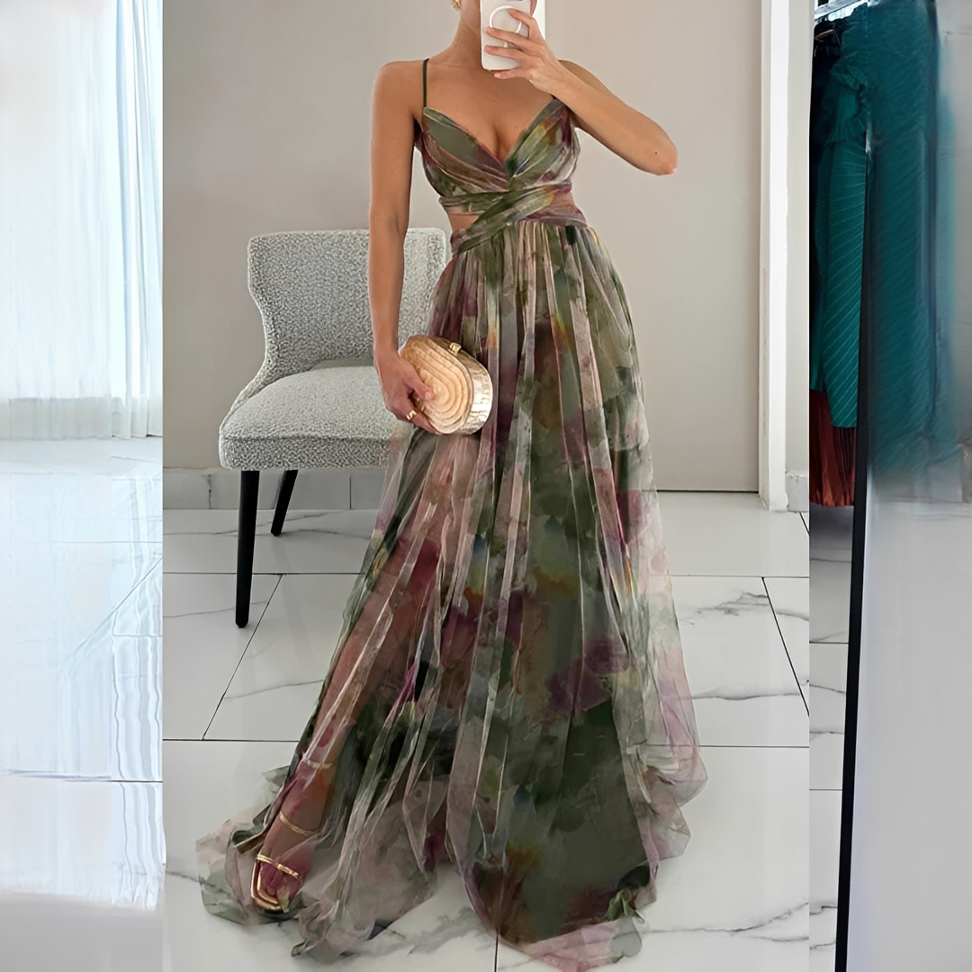 Lucinda - Robe Maxi Élégante et Aérienne