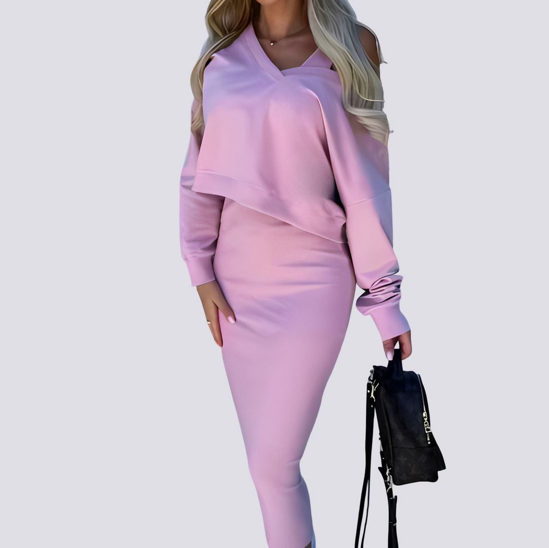 Elsie - Tenue chic en robe deux pièces