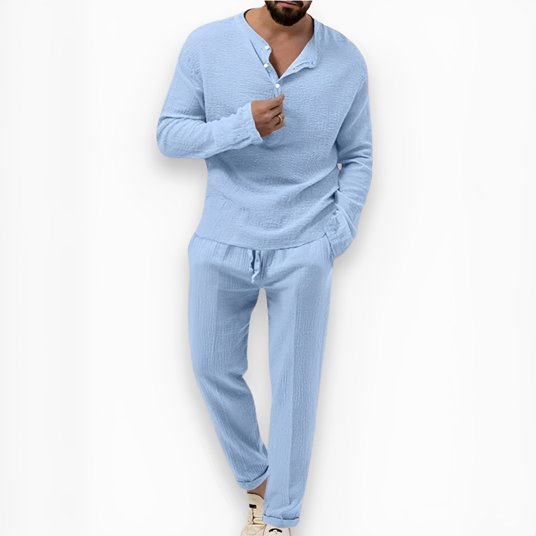 Eduard - Ensemble homme été avec haut et pantalon