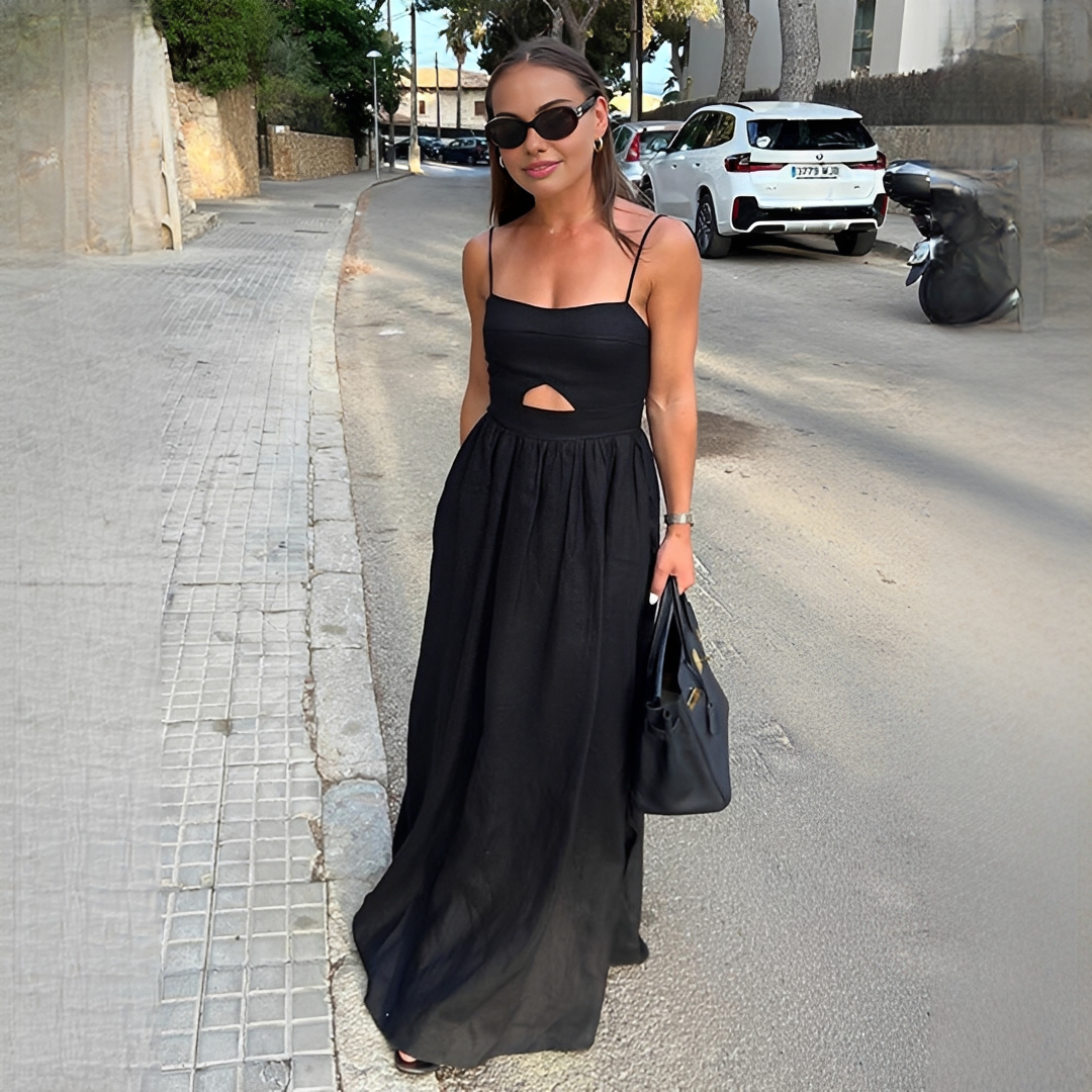 Meadel - Robe longue élégante sans manches