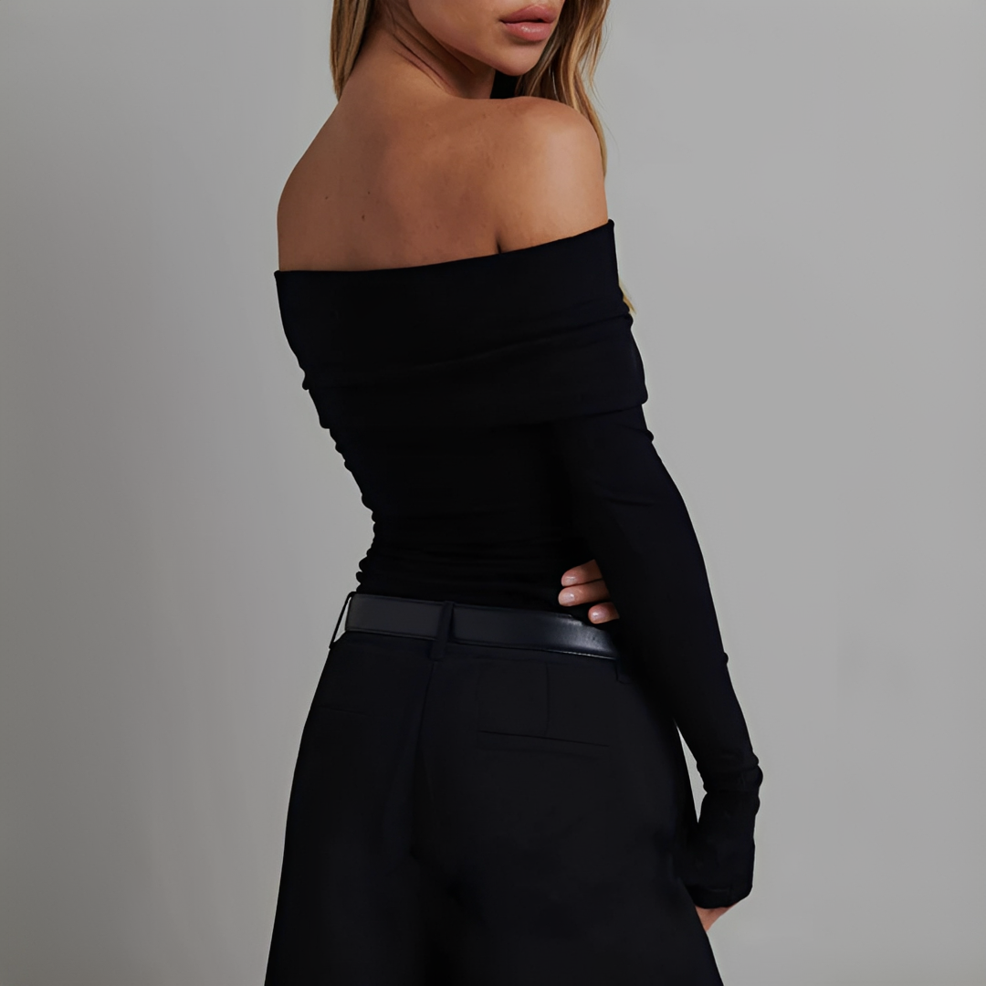 Kathryn - Top Chic Épaules Dénudées