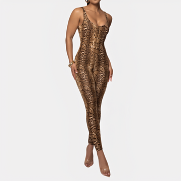 Elaine - Robe serrée chic avec motifs