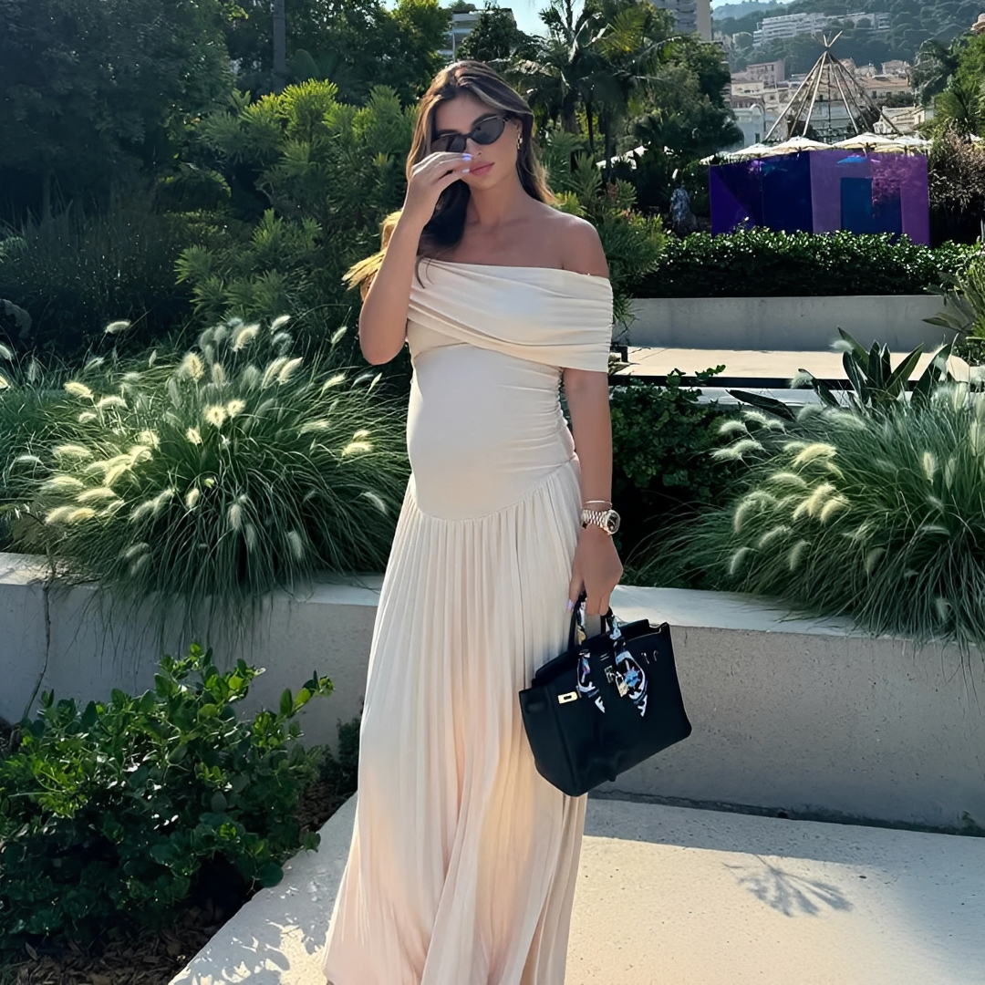 Effie - Élégante Robe Maxi à Bustier