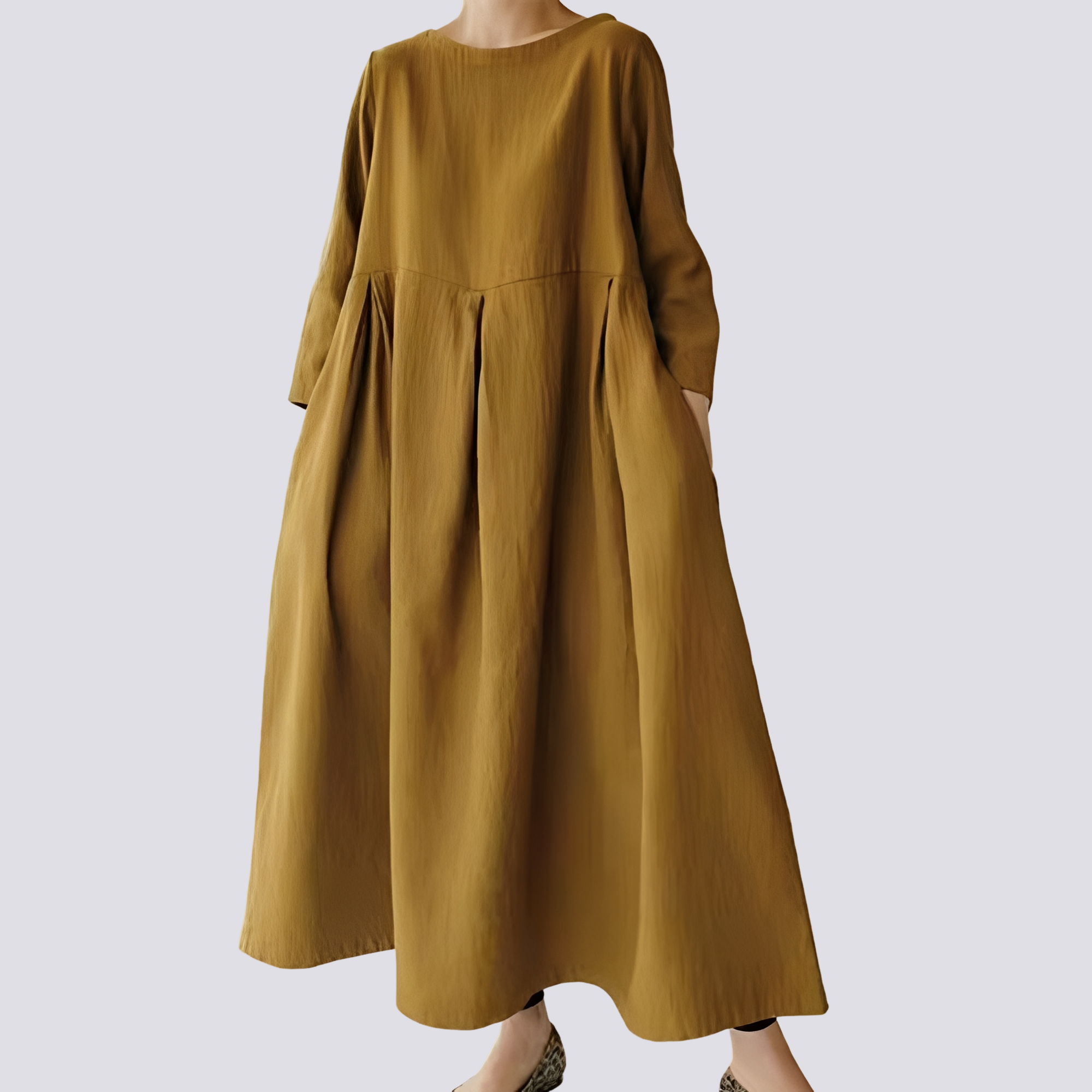 Veronica - Robe quotidienne avec poches pour femmes