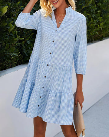 Evelyn - Robe pour femme avec des boutons