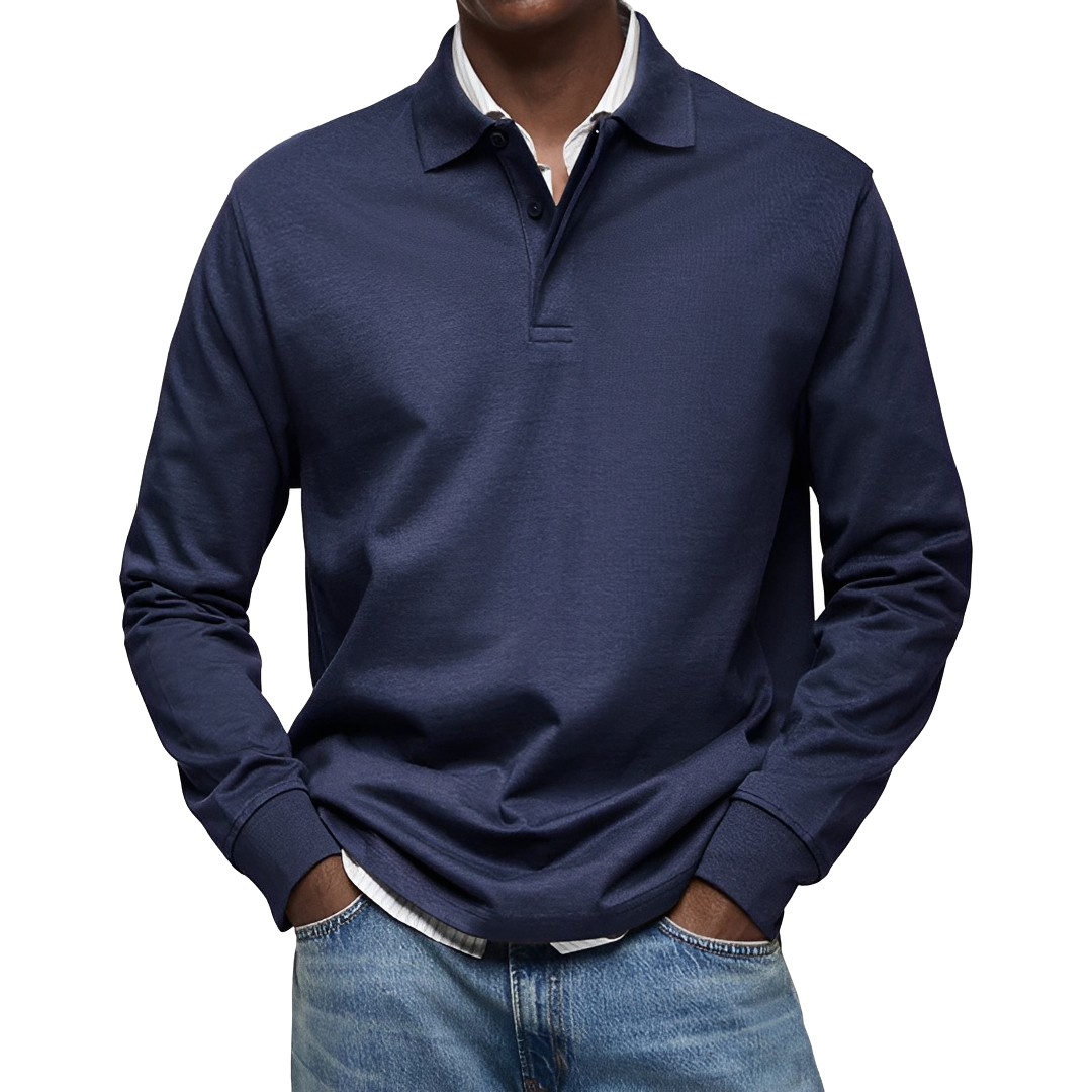 Argus - Polo à manches longues pour homme
