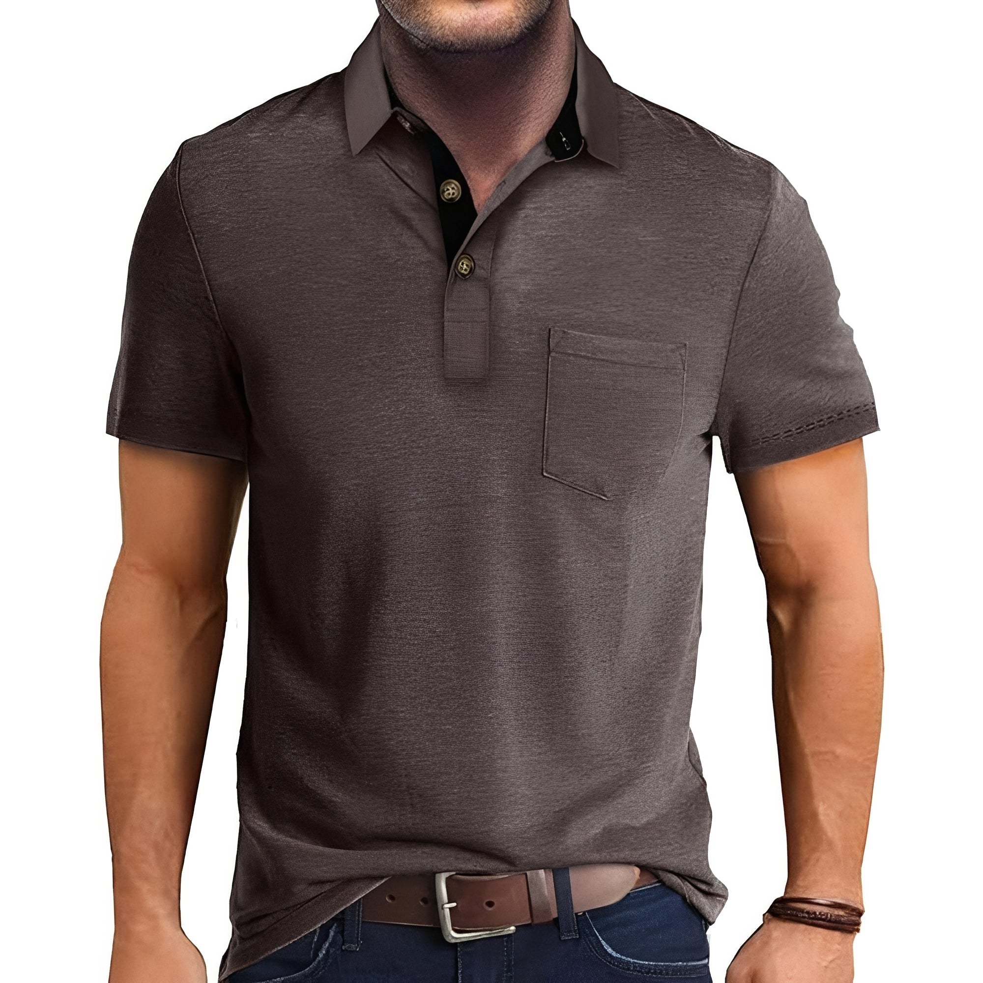 Hobbs - T-shirt Polo Décontracté à Manches Courtes