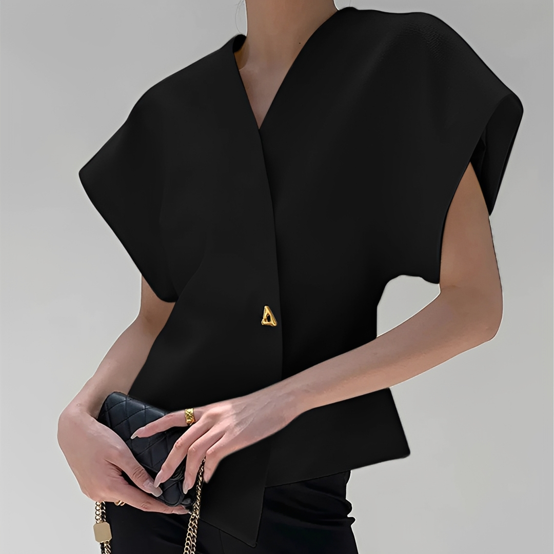 Ariella - Blouse stylée à col en V