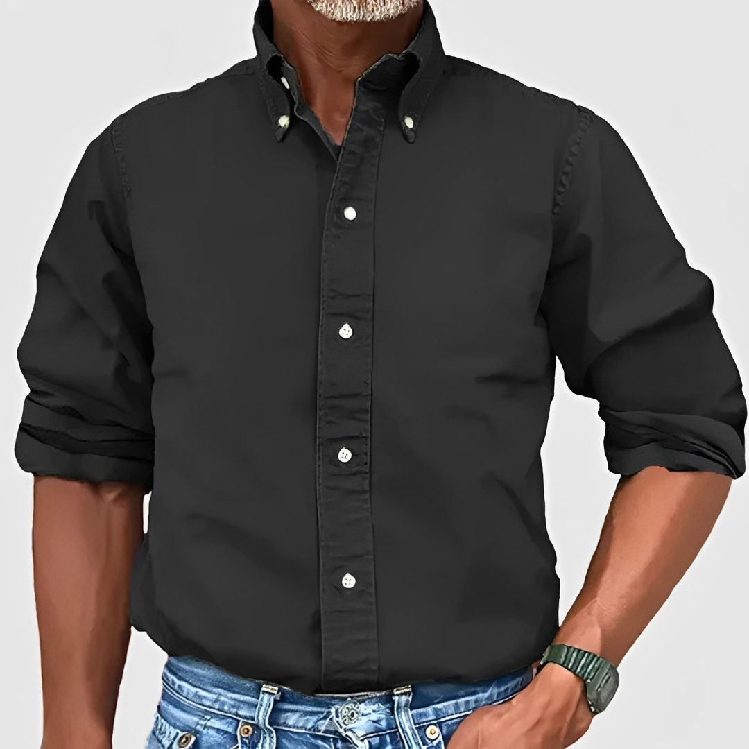 Edmond - Chemise homme classique à manches longues