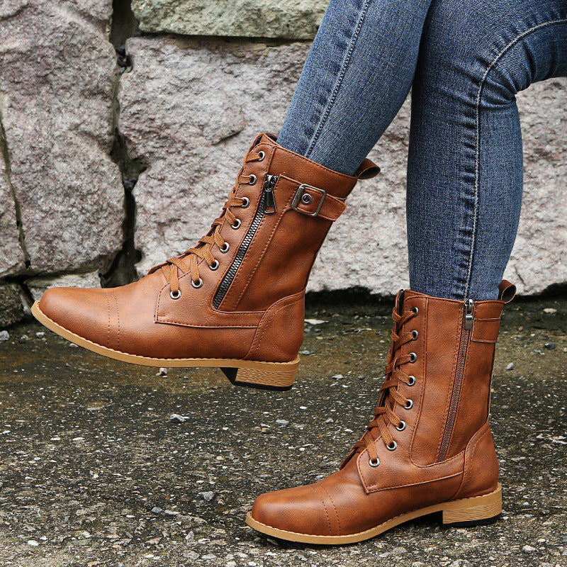 Katerina - Bottes Élégantes à Petit Talon