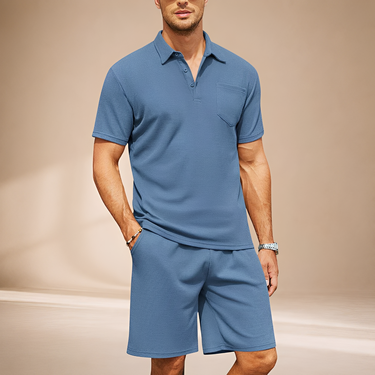 Barry - Ensemble Polo Texturé Cintré