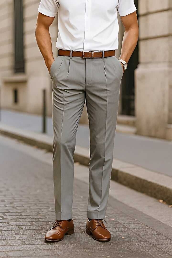 Brandon - Pantalons Droits Élégants