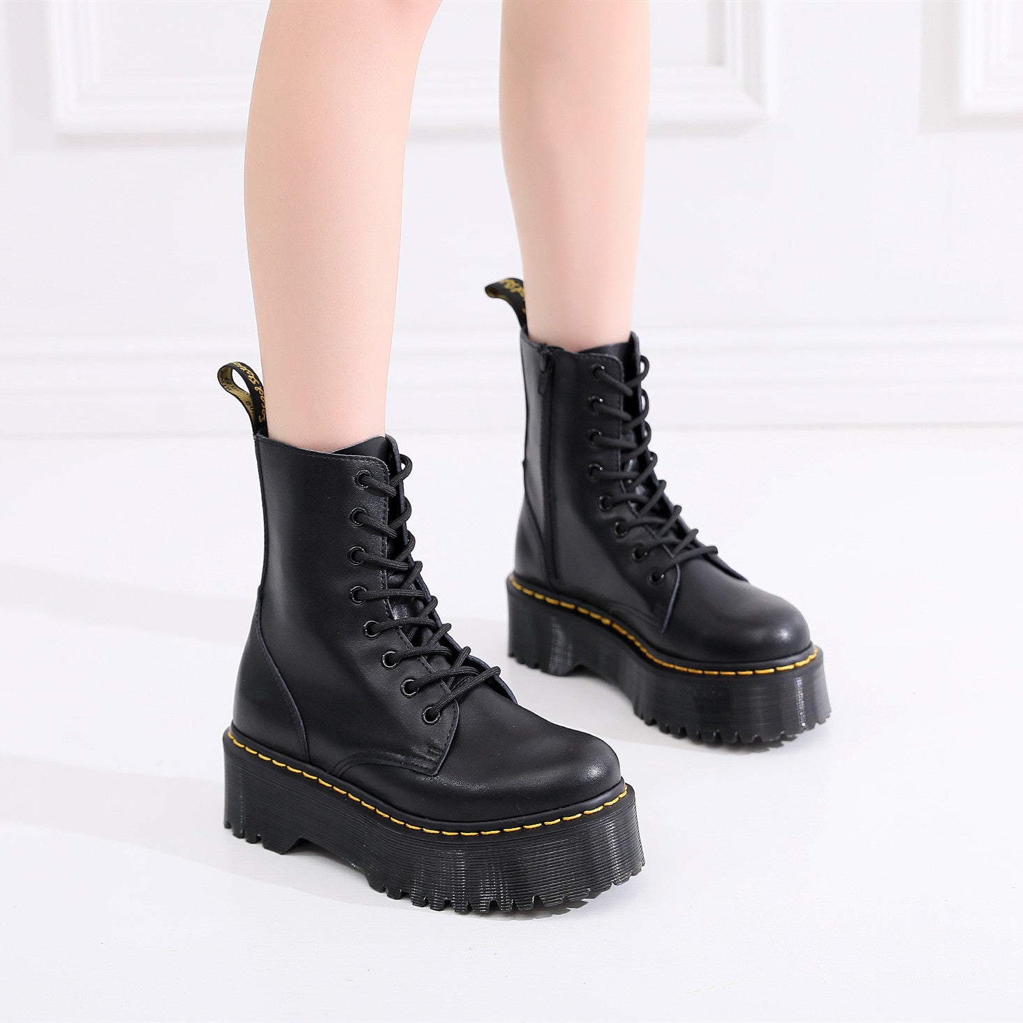 Miriam – Bottes Femme Mode à Semelle Épaisse
