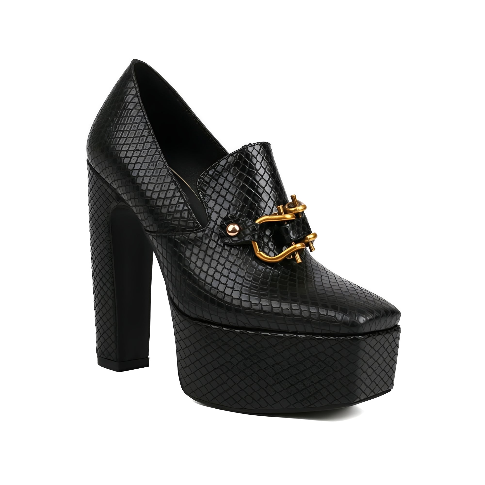 Jennie - Chaussures Élégantes à Talons Épais