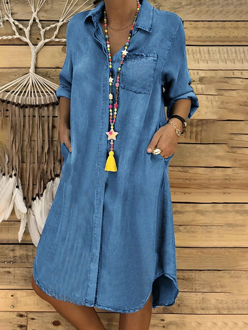 Kristina - Robe large en jean