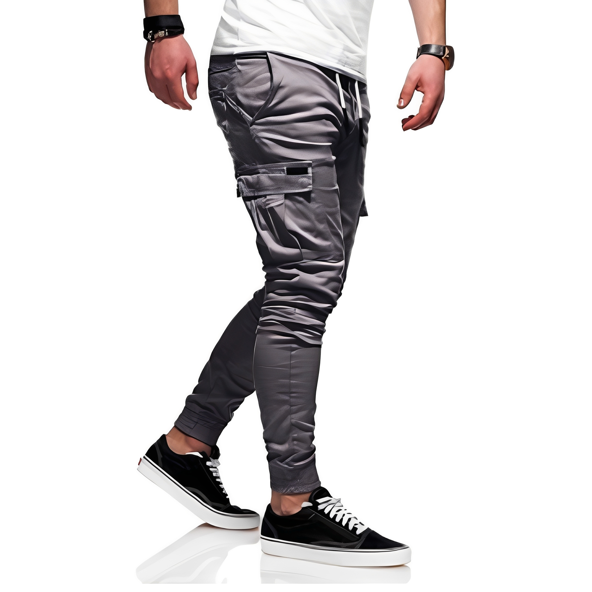 Alec - Pantalon cargo relax