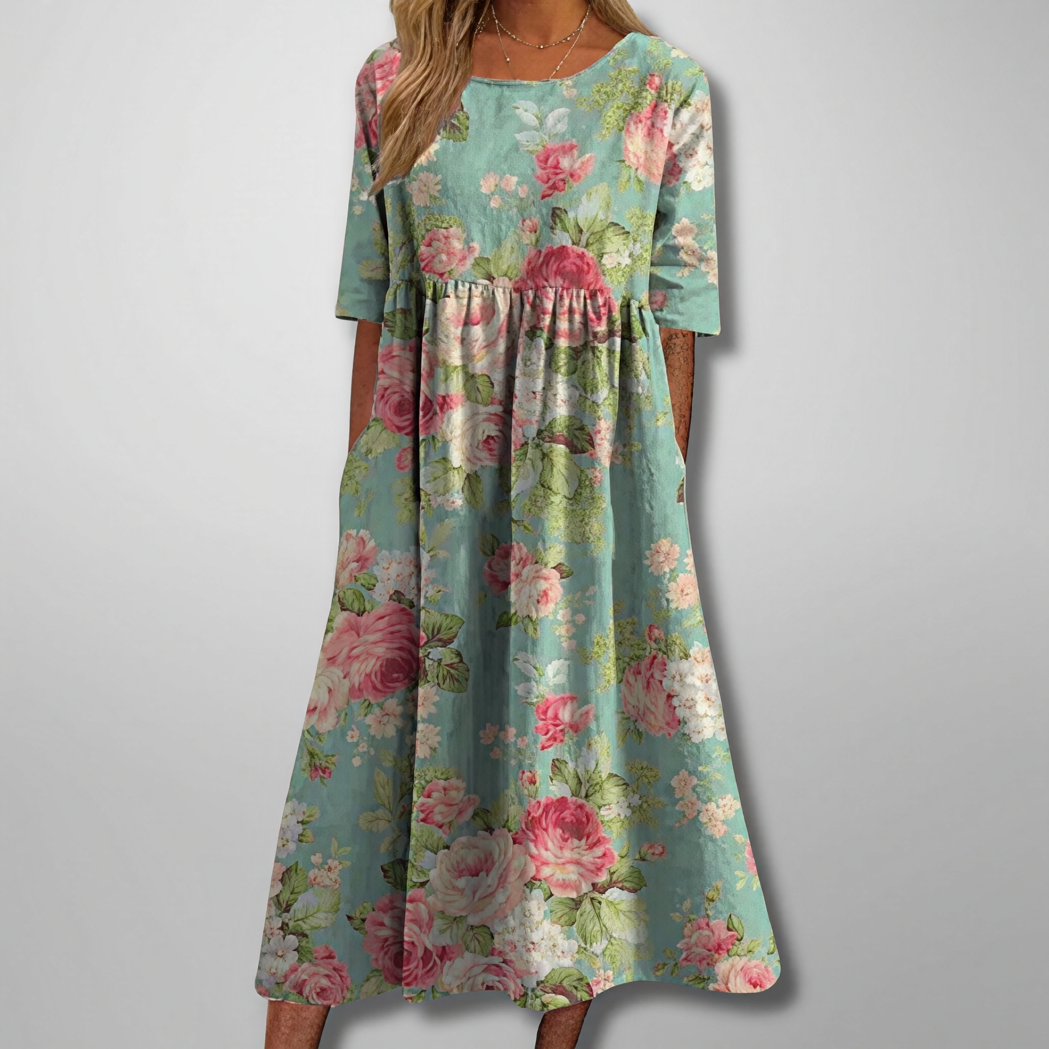 Gail – Robe maxi florale pour femmes