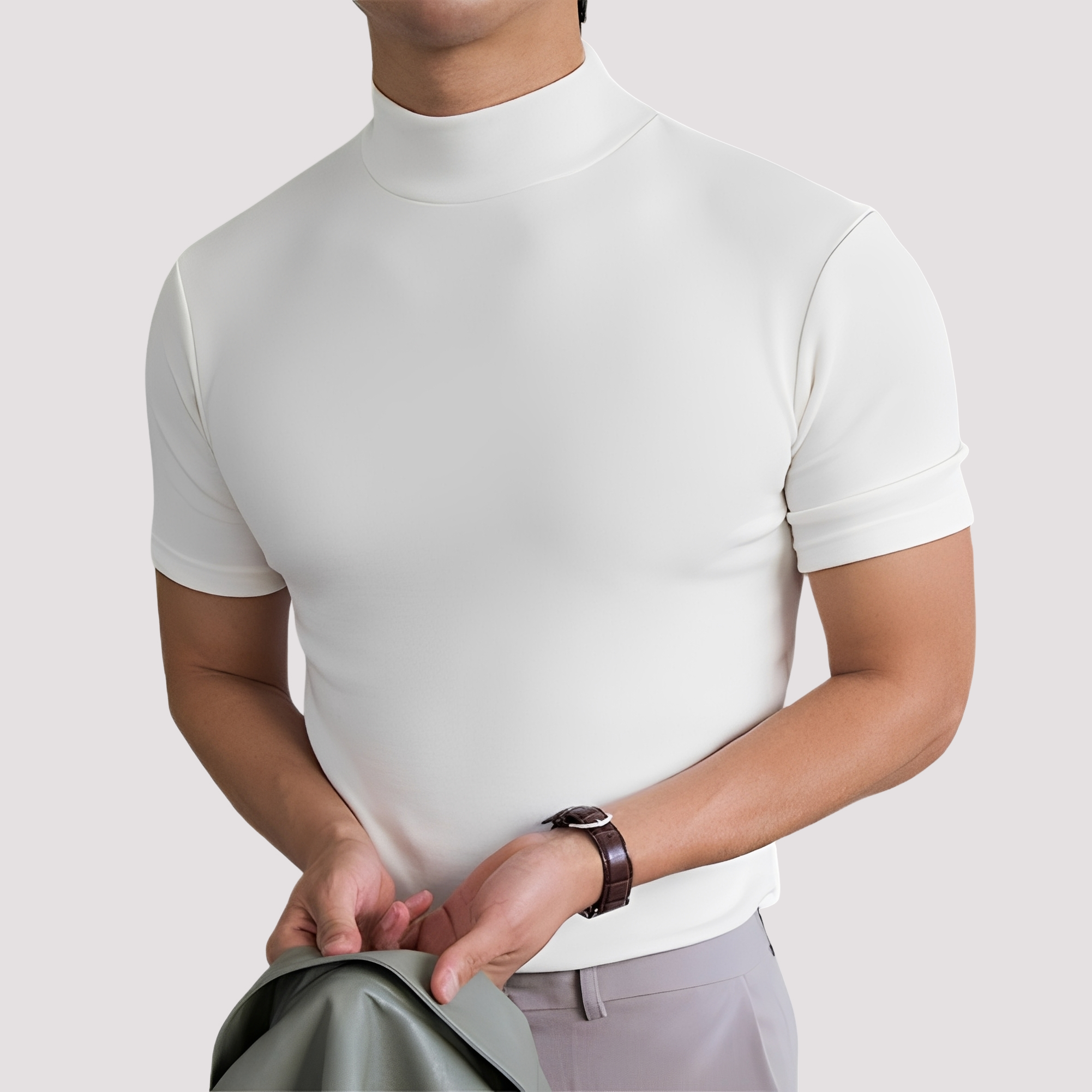 Alfie - T-shirt élégant et bien ajusté pour hommes