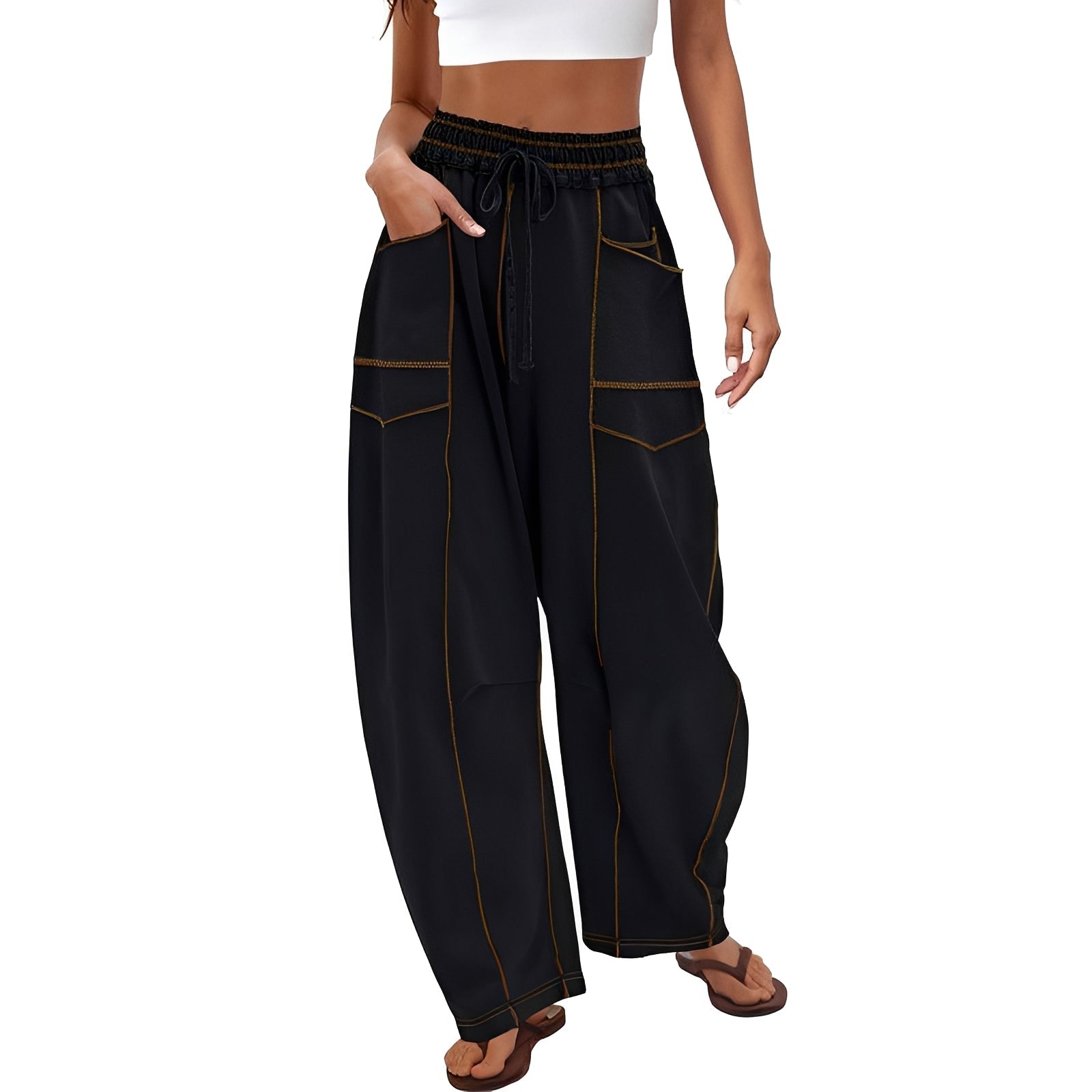 Marianne - Pantalon Ajusté Élégant