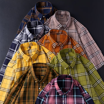 Aldrine - Chemise homme manches longues style relax
