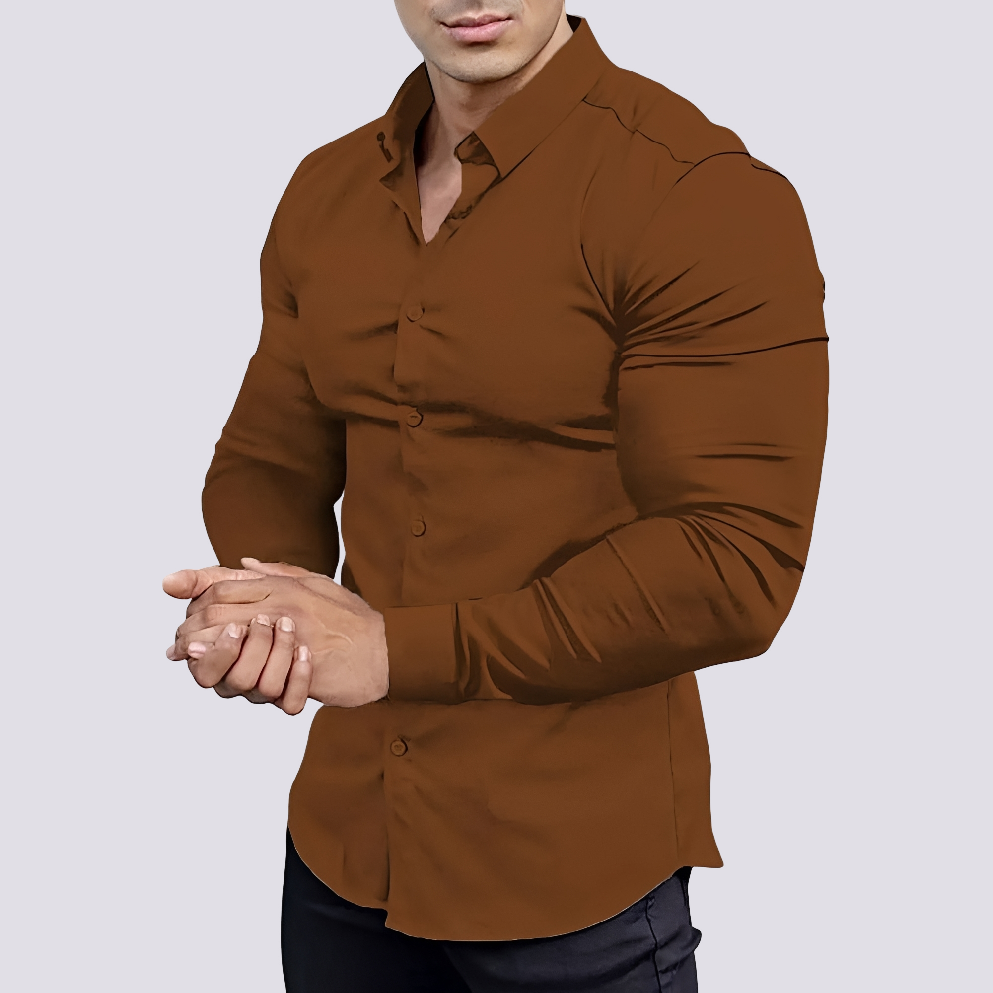 Benson - Chemise Coupe Ajustée Décontractée