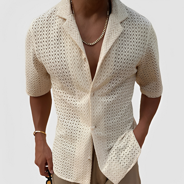 Bernie - Chemise d'été légère et aérée pour homme
