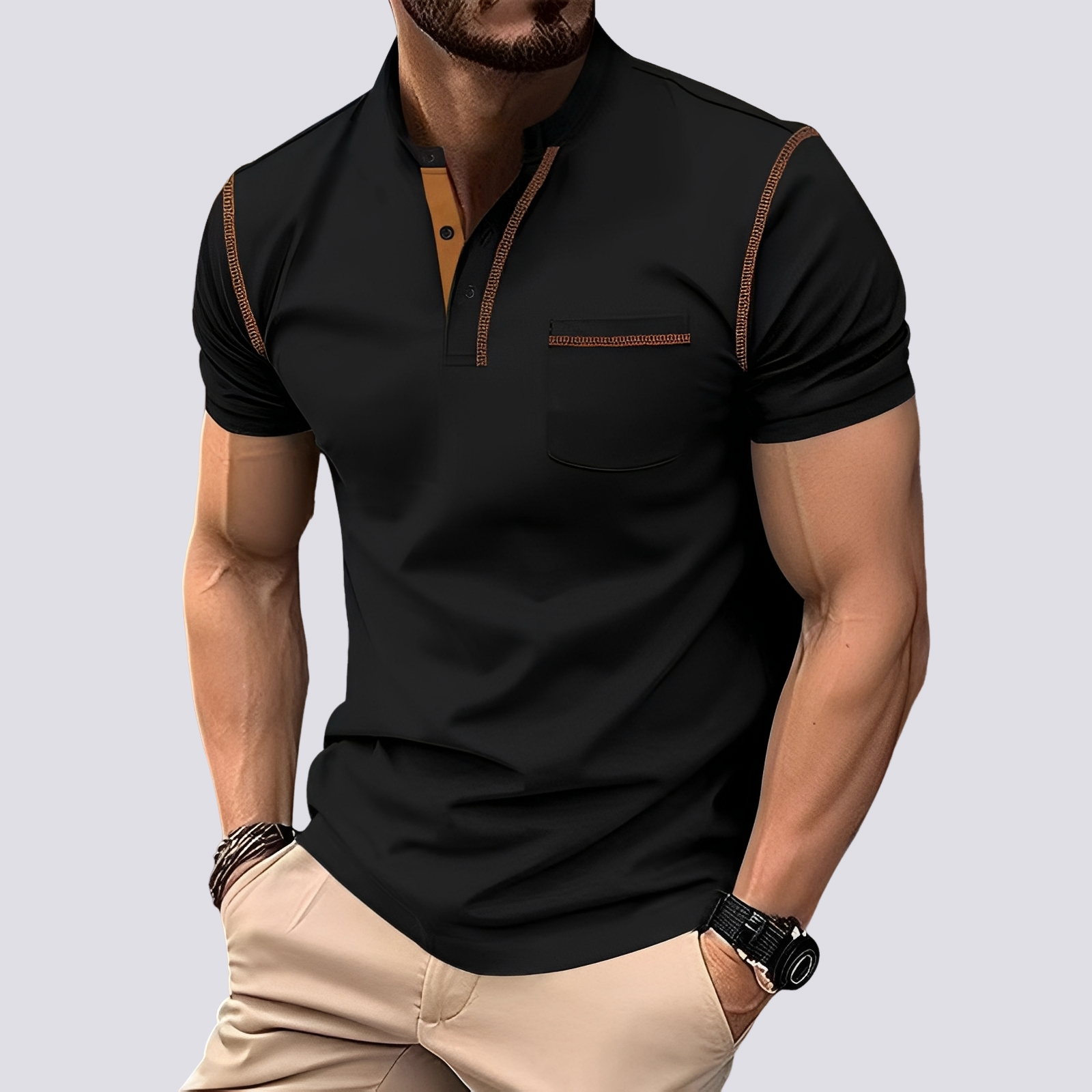 Stefan - Polo chic et léger pour hommes