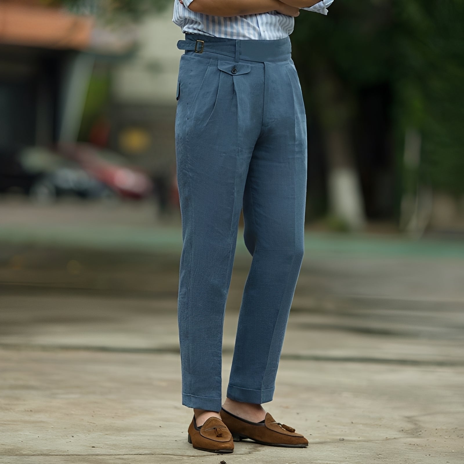 Randall - Pantalon élégant à taille haute