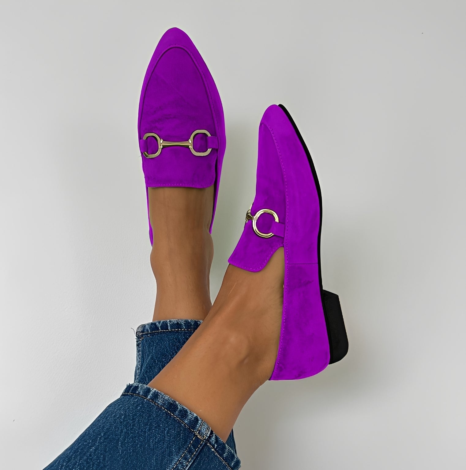 Vinnie - Mocassins Chic et Colorés à Pointe Fine