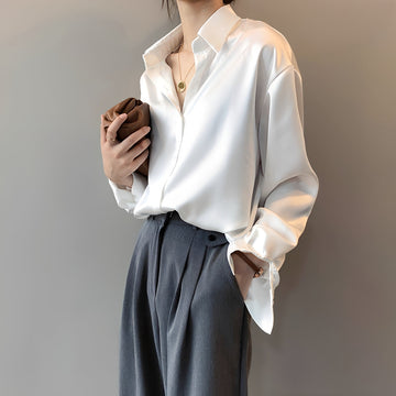 Christine - Blouse chic à manches longues