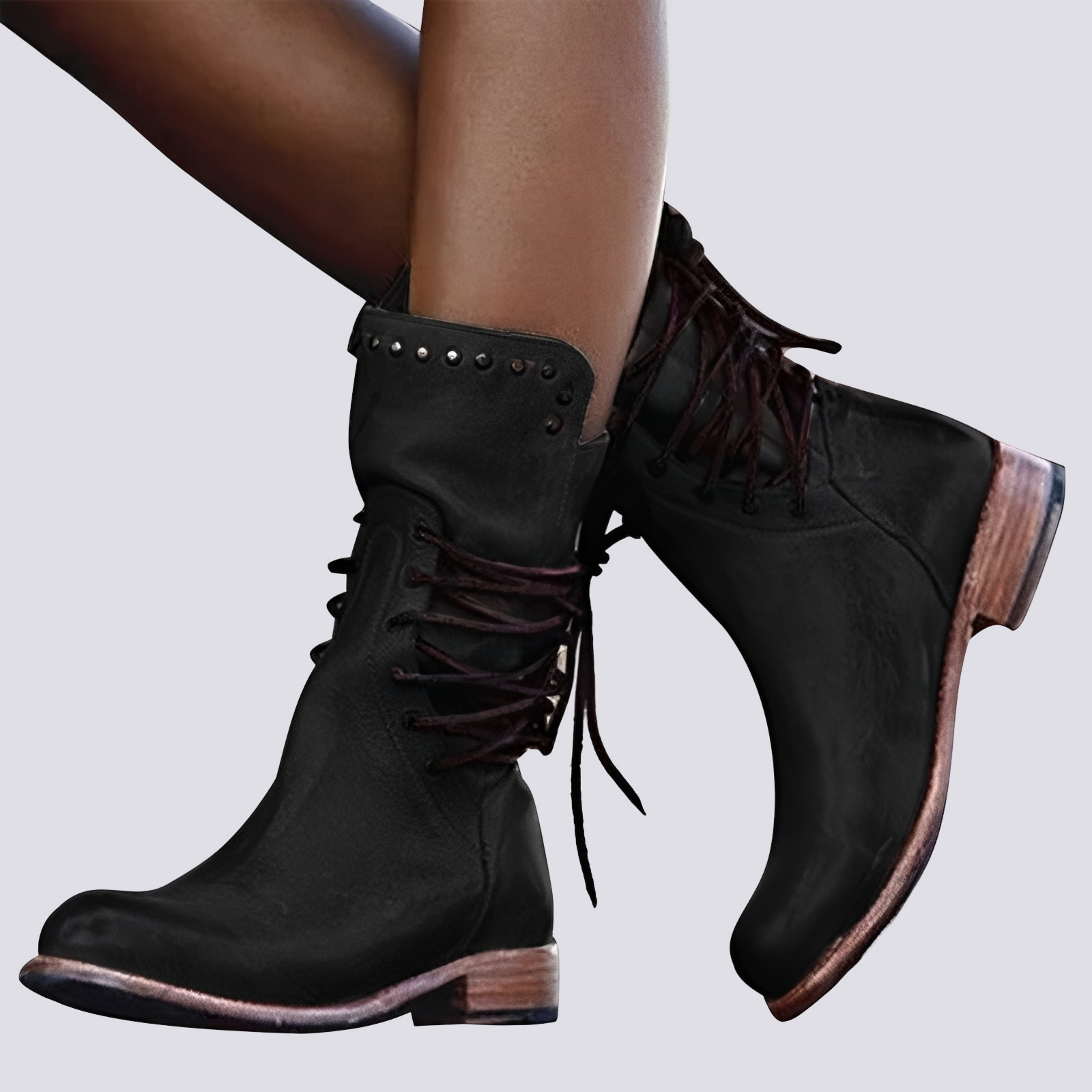 Monica - Bottes longues à talons élégants