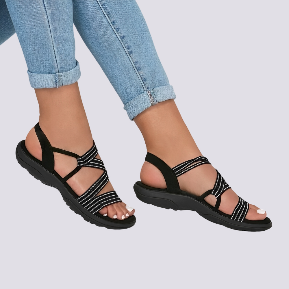 Abby - Sandales Femme - Pour Journées Relaxantes à la Plage
