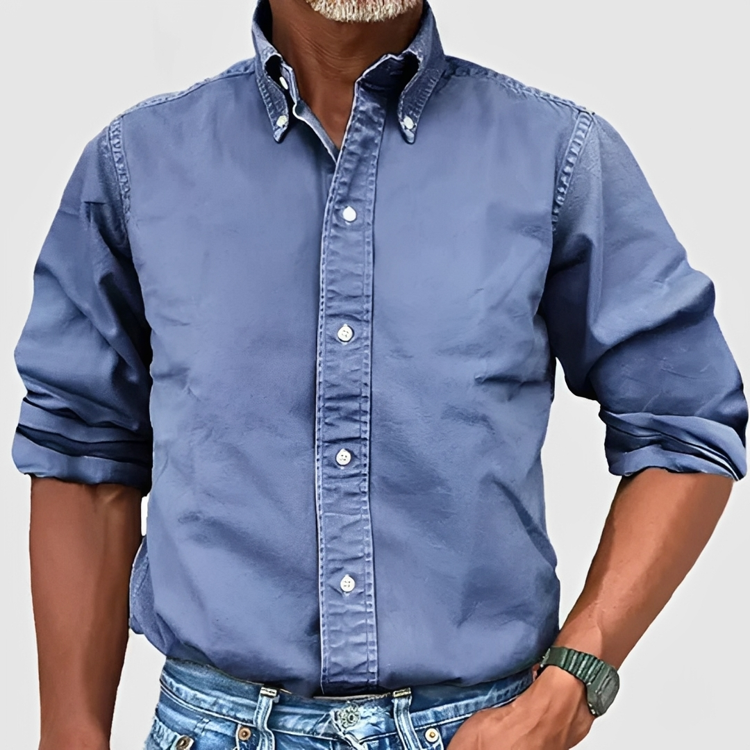 Edmond - Chemise homme classique à manches longues