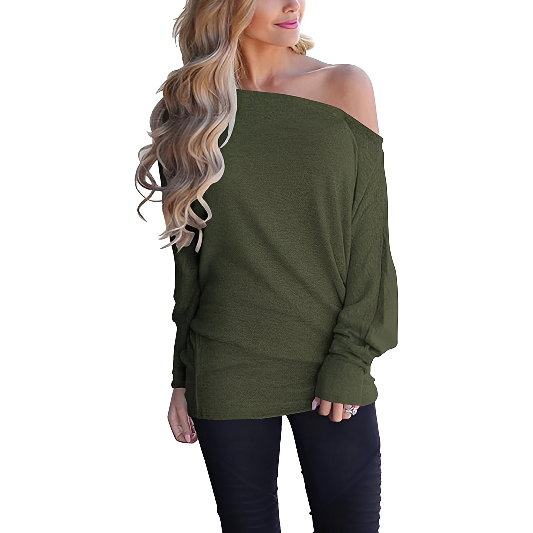 Cordelia - Blouse Élégante Épaules Dénudées