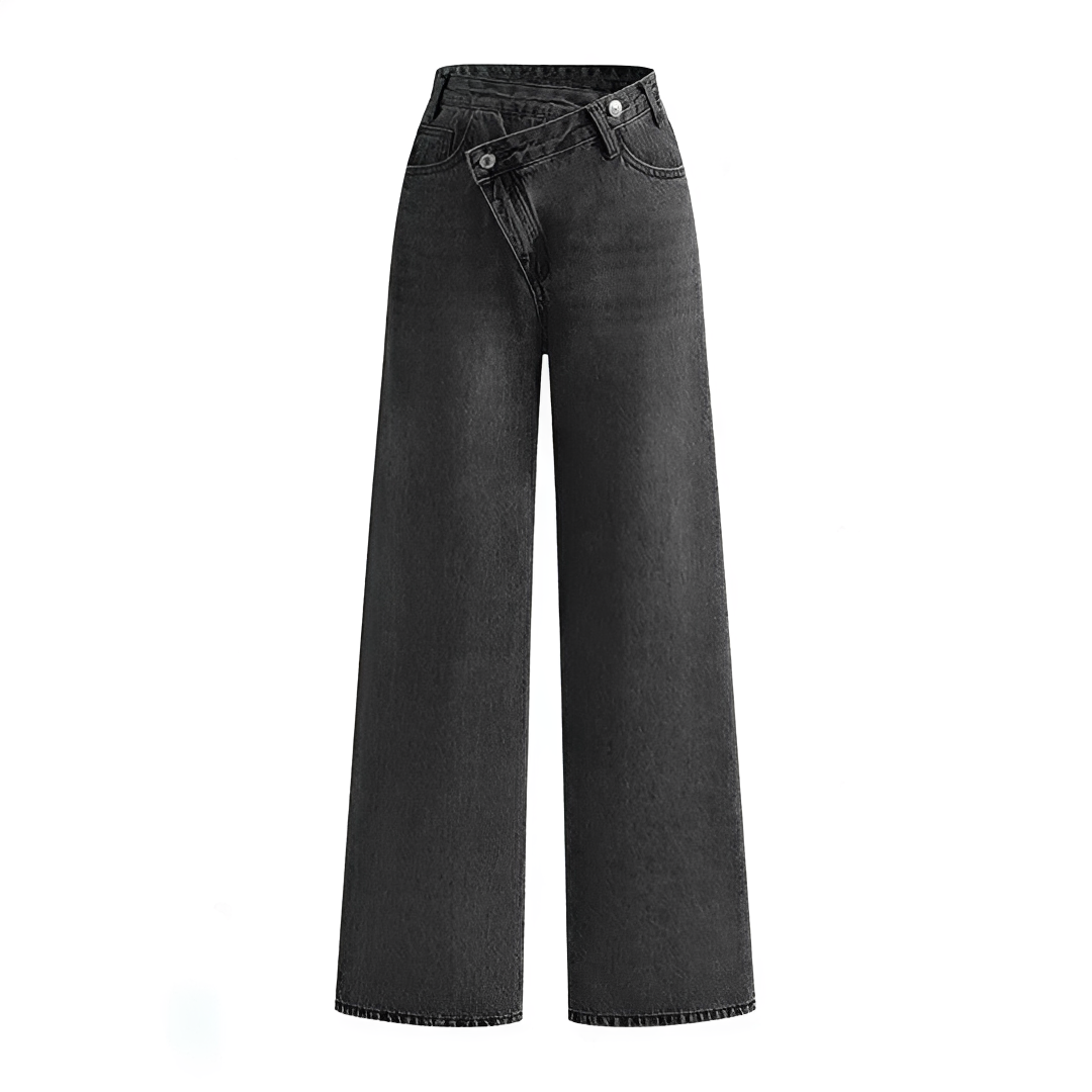 Jolina - Pantalon à taille asymétrique