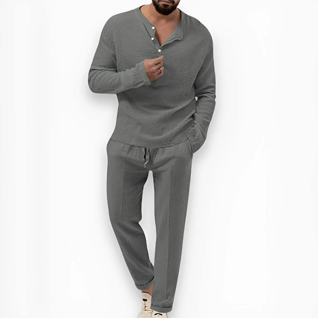 Eduard - Ensemble homme été avec haut et pantalon